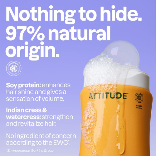Attitude Super Leaves Shampoo Volume & Shine thumbnail 2