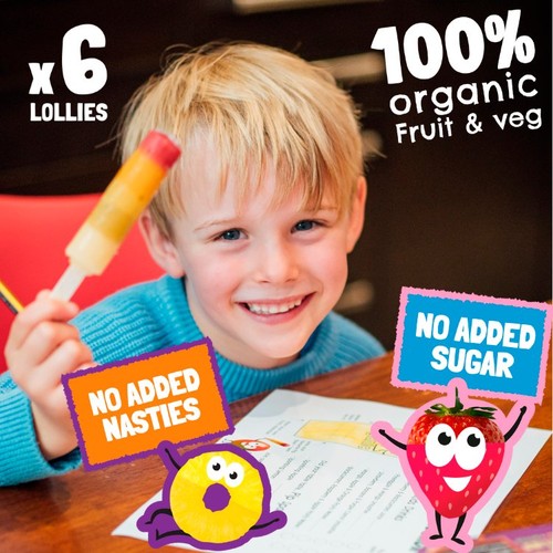 Pip Organic Rainbow Fruity Lollies with Cheeky Veg thumbnail 4