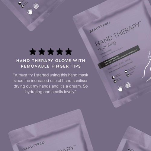 BeautyPro HAND THERAPY Moisturising Gloves with Removable Finger Tips thumbnail 8
