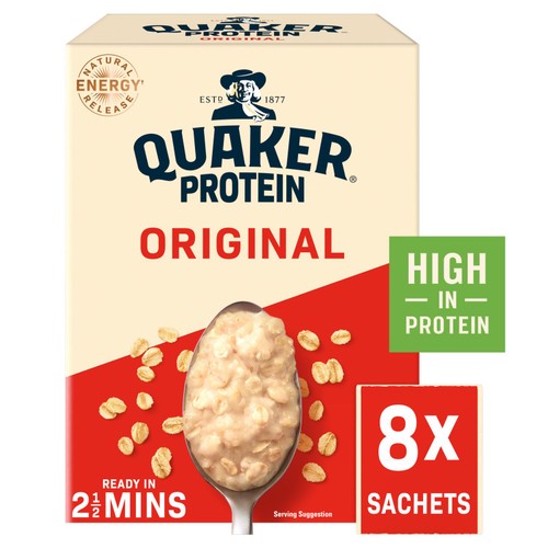 Quaker Oats High Protein Original Porridge Sachets