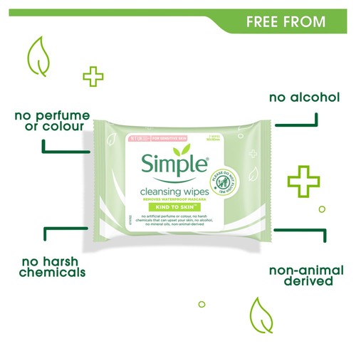 Simple Kind To Skin Cleansing Facial Wipes thumbnail 3