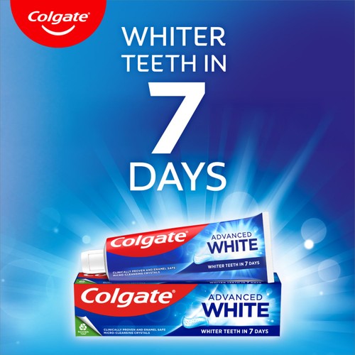Colgate Advanced White Teeth Whitening Toothpaste thumbnail 2