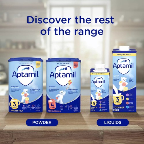 Aptamil 3 Toddler Milk Ready to Drink, 1-3 Yrs Multipack thumbnail 3
