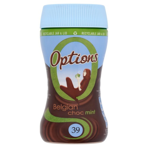 Options Mint Hot Chocolate Drink