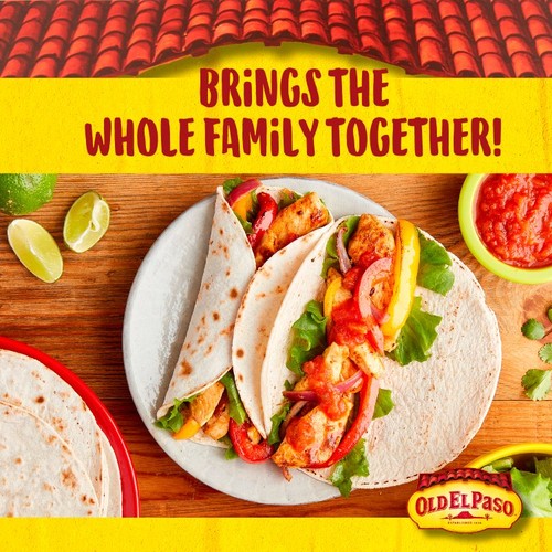 Old El Paso Flour Tortilla Fajita Wraps Family Pack thumbnail 8