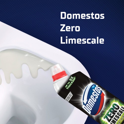 Domestos Zero Limescale Toilet Cleaner Lime  thumbnail 4