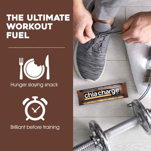Chia Charge Peanut Butter & Cocoa Chia Seed Flapjack thumbnail 4