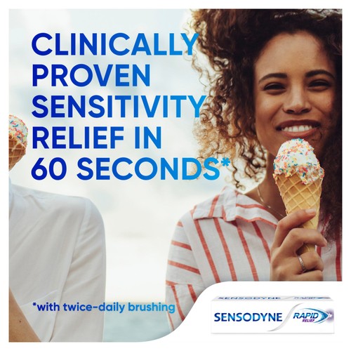 Sensodyne Rapid Relief Sensitive Toothpaste Travel Size thumbnail 2