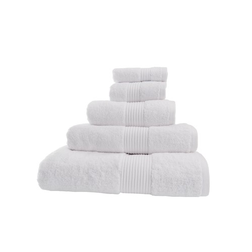 Bliss 100% Pima Cotton Bath Towel, White thumbnail 2