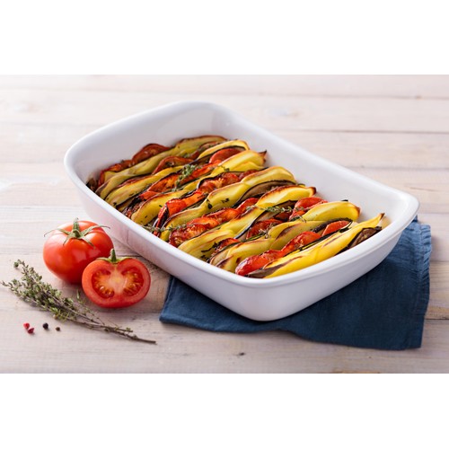 Pyrex Supreme Ceramic Roaster, White 26cm thumbnail 3