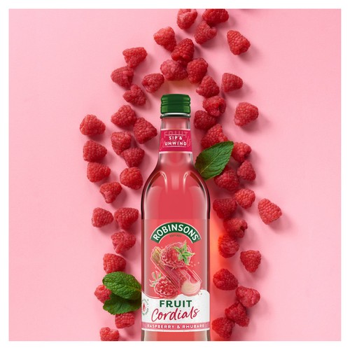Robinsons Fruit Cordials Raspberry, Rhubarb & Orange Blossom thumbnail 3