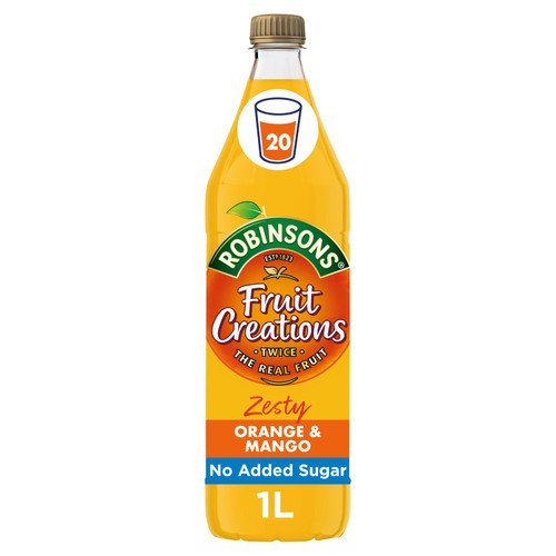 Robinsons Fruit Creations Orange & Mango No Added Sugar thumbnail 2