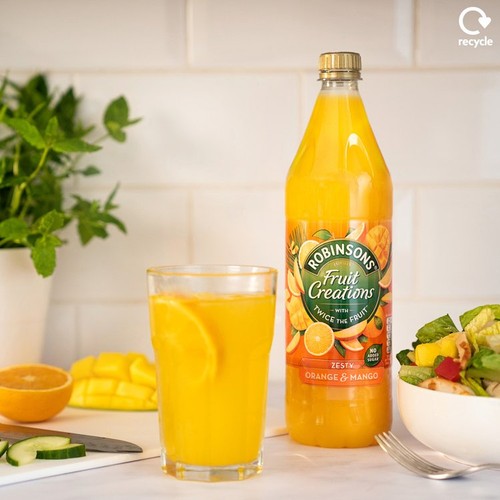 Robinsons Fruit Creations Orange & Mango No Added Sugar thumbnail 3