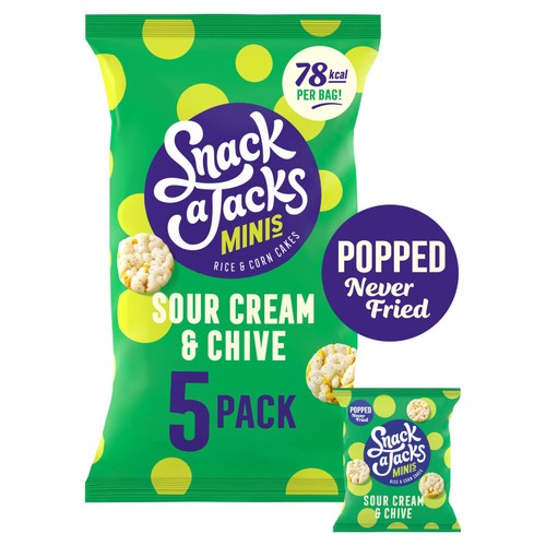 Snack a Jacks Sour Cream & Chive Multipack Rice Cakes