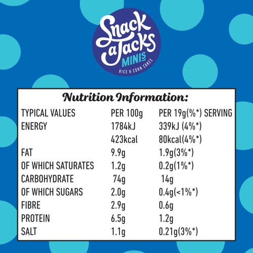 Snack a Jacks Salt & Vinegar Rice Cakes thumbnail 6