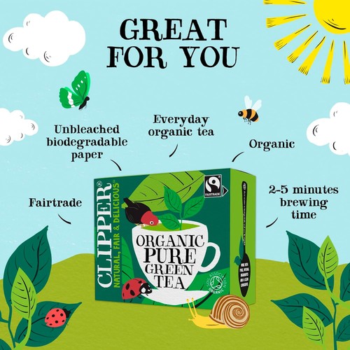 Clipper Organic Fairtrade Green Tea Bags thumbnail 7
