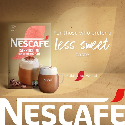 Nescafe Cappuccino Unsweetened Instant Coffee 7 Sachets thumbnail 9