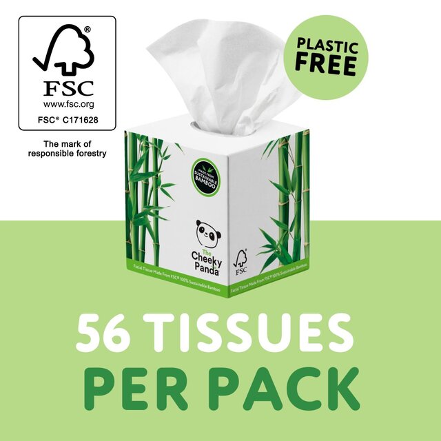 Cheeky Panda Natural Bamboo Facial Tissue thumbnail 4
