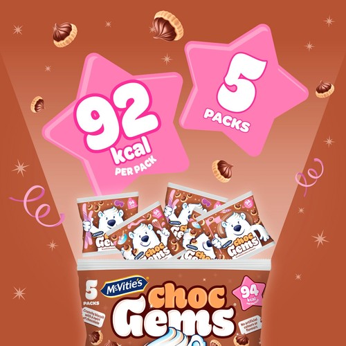 McVitie's Iced Gems Chocolate Biscuits Multipack thumbnail 3