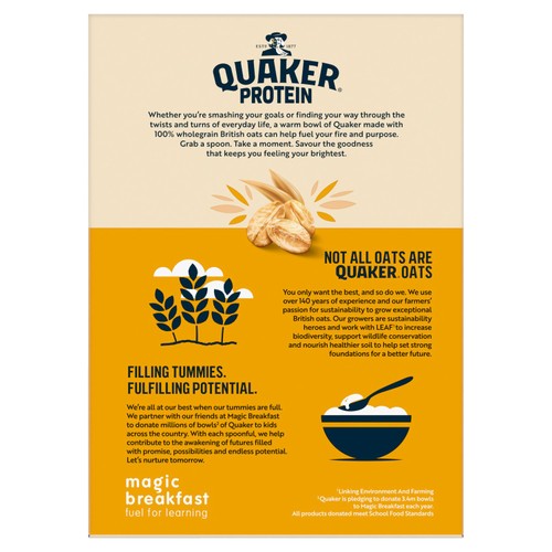 Quaker Oats High Protein Golden Syrup Porridge Sachets thumbnail 2