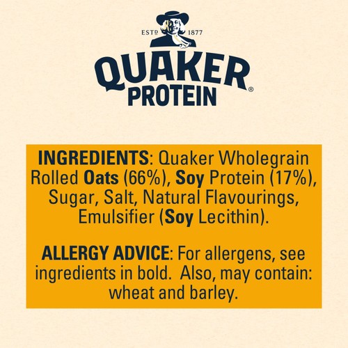 Quaker Oats High Protein Golden Syrup Porridge Sachets thumbnail 6