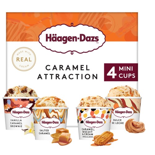 Haagen-Dazs Caramel Collection Mini Cups Ice Cream