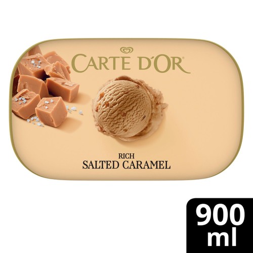 Carte D'or Rich Salted Caramel Ice Cream Dessert Tub