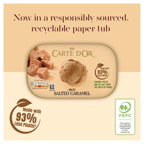 Carte D'Or Rich Salted Caramel Ice Cream Tub thumbnail 6