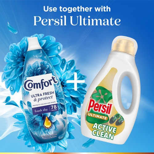 Comfort Ultra Fresh & Protect Fabric Conditioner Fresh Sky 78 washes thumbnail 3