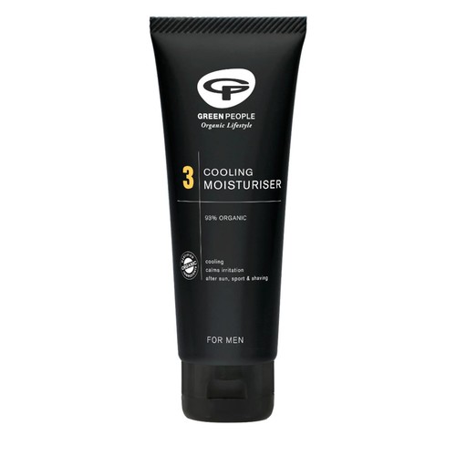 Green People Organic Men's Cooling After Shave Moisturiser, Vegan