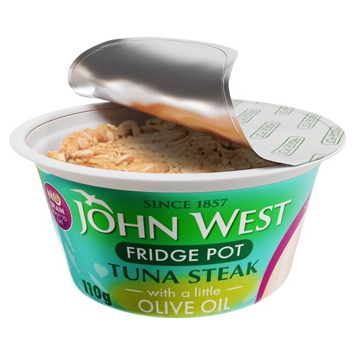 John West No Drain Fridge Pot Tuna Steak with a Little Olive Oil thumbnail 2