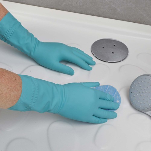Spontex Soft Hands Cleaning Gloves M/L with Almond Oil & Cotton Lined thumbnail 5