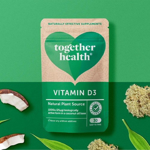 Together Health Vitamin D,  Plant Source, 1,000 IU thumbnail 4