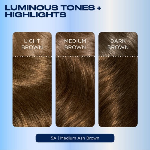 Clairol Nice'n Easy Hair Dye, 5A Medium Ash Brown thumbnail 3