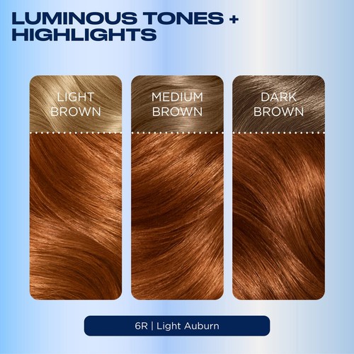 Clairol Nice'n Easy Hair Dye, 6R Light Auburn thumbnail 3