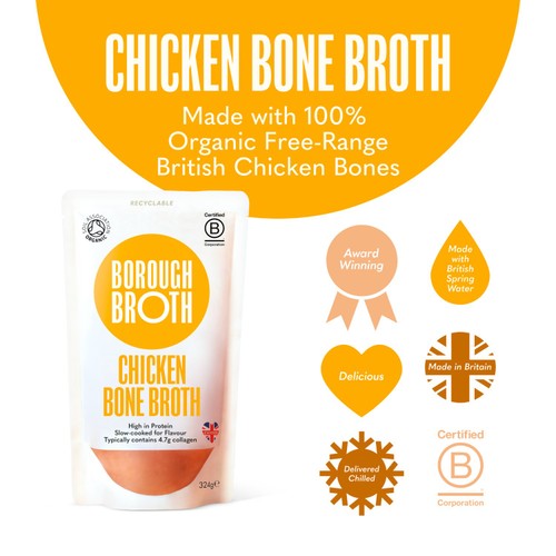 Borough Broth Free-Range Organic Chicken Bone Broth thumbnail 2