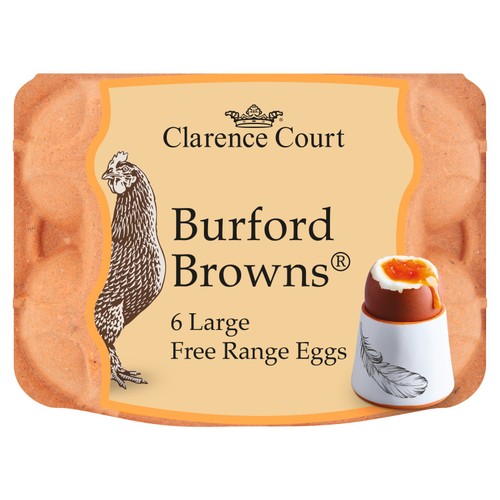 Clarence Court Burford Brown Large Free Range Eggs