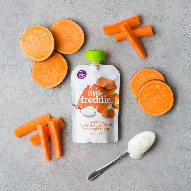 Little Freddie Organic Sweet Potato & Carrot Yoghurt Baby Food Pouch 6+ M thumbnail 6
