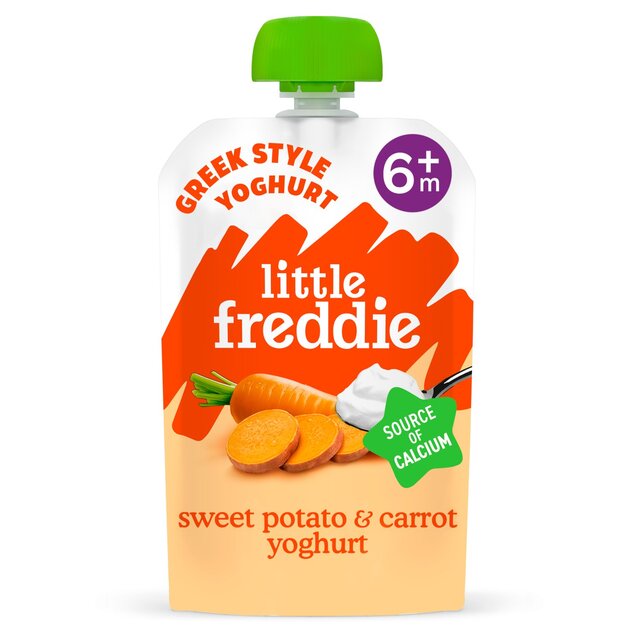 Little Freddie Organic Sweet Potato & Carrot Yoghurt Baby Food Pouch 6+ M thumbnail 8