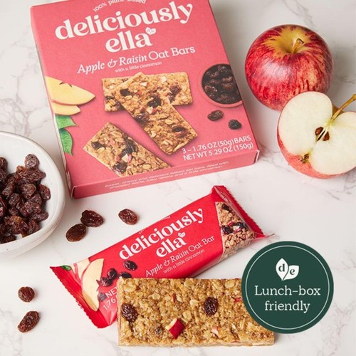 Deliciously Ella Apple, Raisin & Cinnamon Oat Bar Multipack thumbnail 4