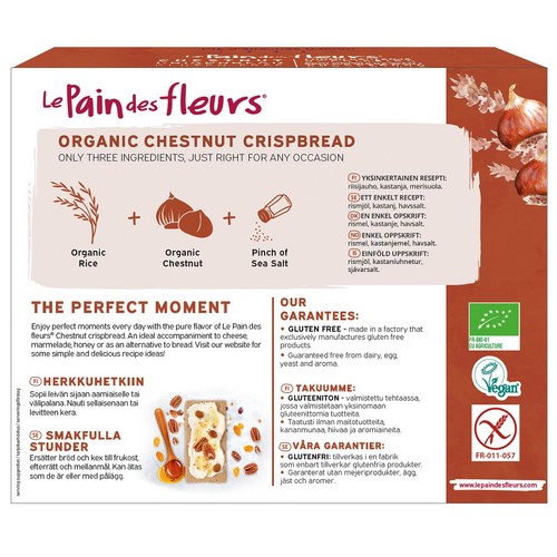 Le Pain des Fleurs Chestnut Crispbread thumbnail 3
