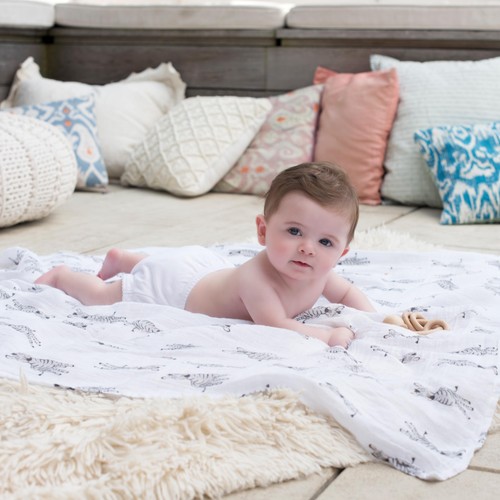 Aden + Anais Muslin Swaddles Safari Babes thumbnail 6