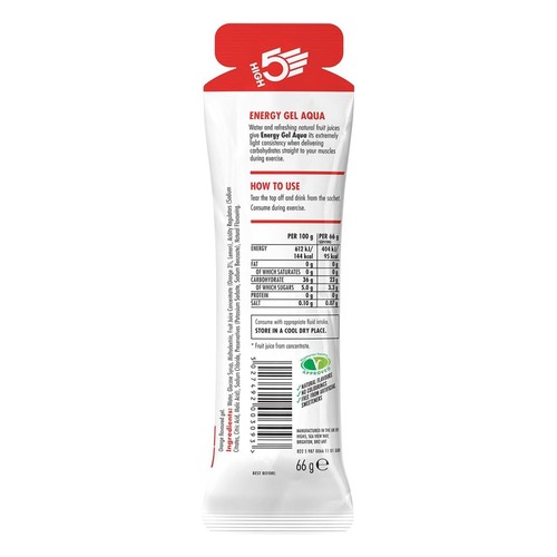 HIGH5 Energy Gel Aqua Orange thumbnail 2