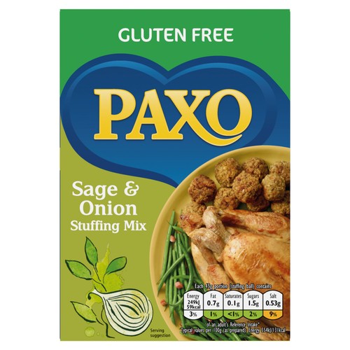 Paxo Gluten Free Sage & Onion Stuffing Mix thumbnail 2