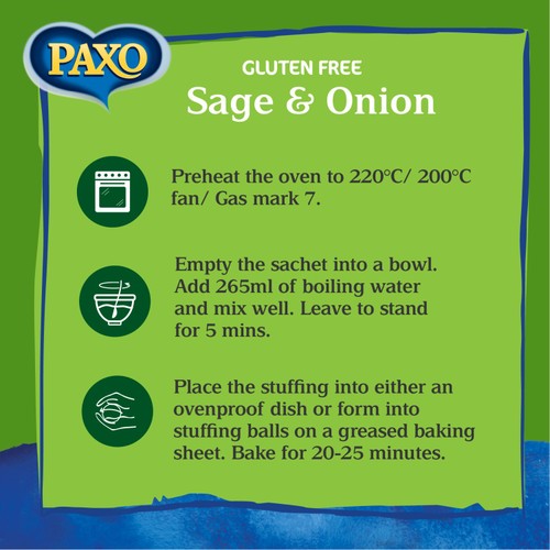Paxo Gluten Free Sage & Onion Stuffing Mix thumbnail 6