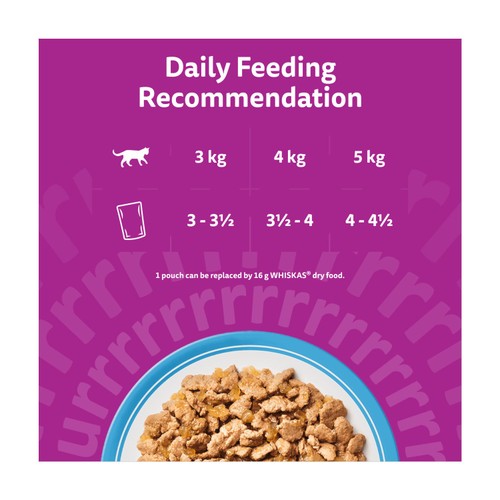 Whiskas 1+ Adult Wet Cat Food Pouches Fish Favourites in Jelly thumbnail 5