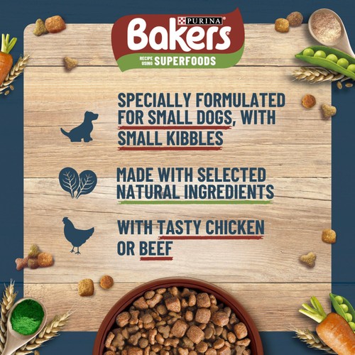 Bakers Small Dog Beef Dry Dog Food thumbnail 7