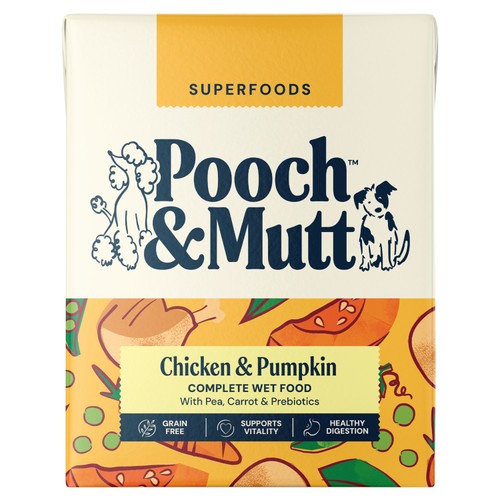 Pooch & Mutt Chicken with Pumpkin & Pea Wet Dog Food