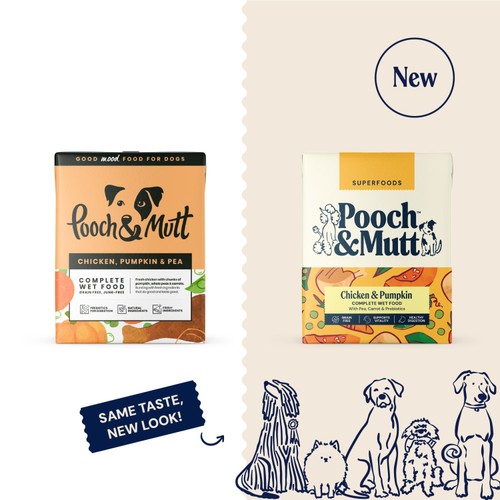 Pooch & Mutt Chicken with Pumpkin & Pea Wet Dog Food thumbnail 2
