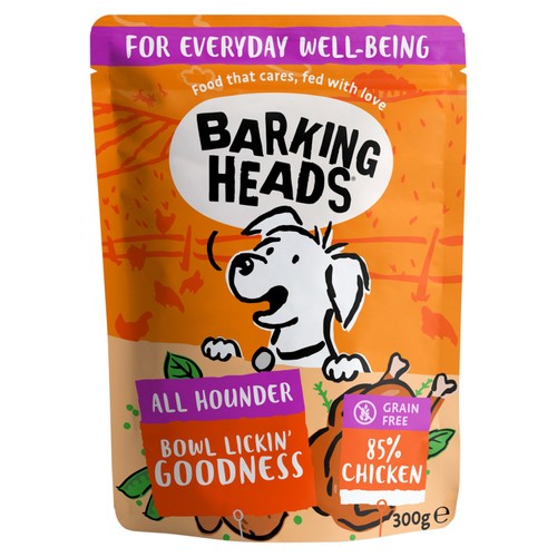 Barking Heads Bowl Lickin' Chicken Wet Dog Food Pouch
